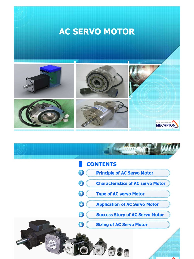 AC SERVO MOTOR PRINCIPAL.pdf Electric Motor Servomechanism