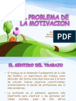 Diapositivas El Problema de La Motivacion