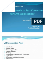 Android Speech to Text Converter for SMS Application