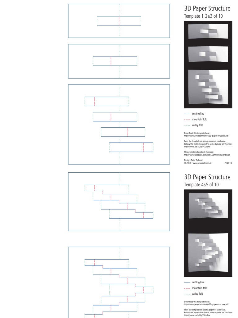 Strong 3D Paper Structure Templates | PDF