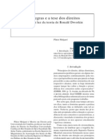 Princípios, RegraseaTesedosDireitos ApontamentosàLuzdeRonaldDworkin (PlínioMelgaré)