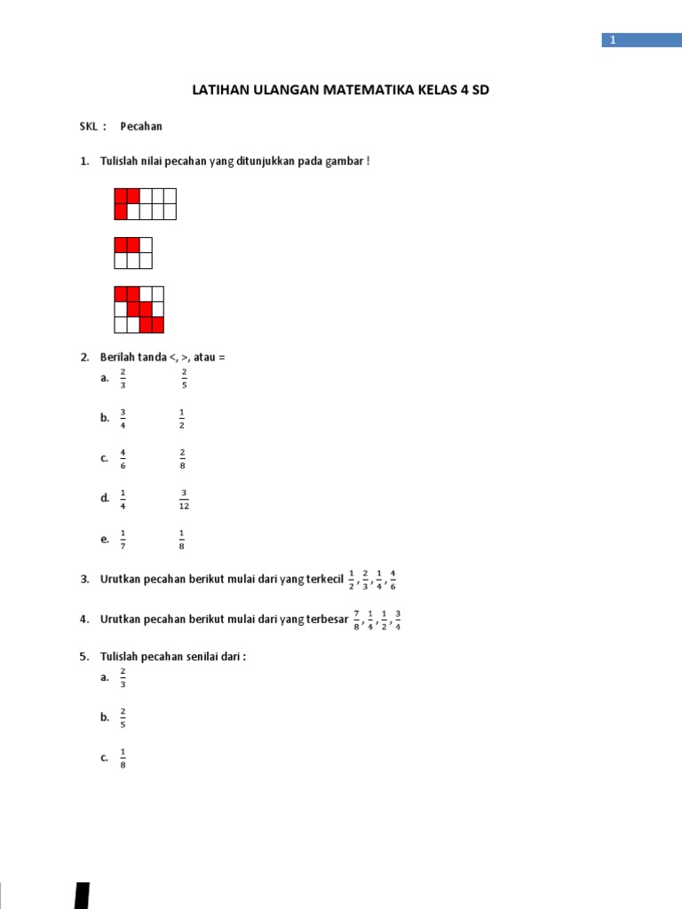 Soal Sudut Kelas 4 Sd Pdf