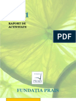 Raport de Activitate 2011 - Fundatia PRAIS - Updated
