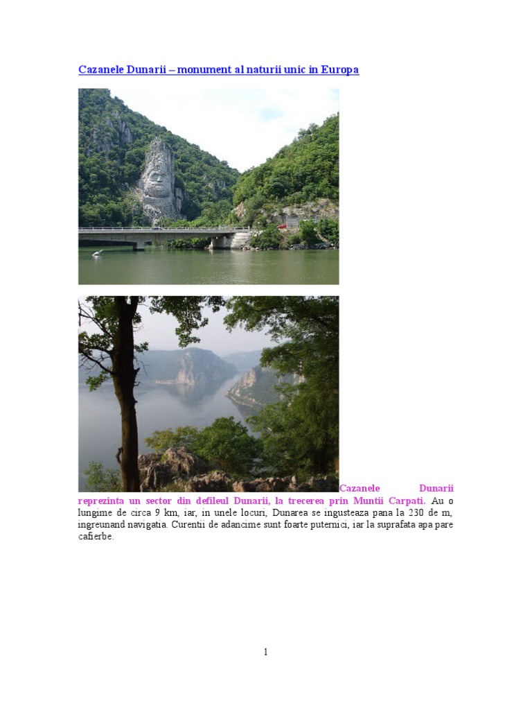 Cazanele Dunarii