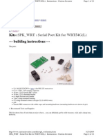 Linksys WRT54GS Serial rs232 Instructions Soldering