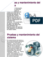 Pruebas y Mantenimiento Del Sistema