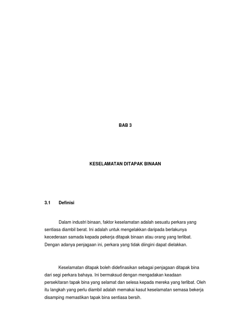 Keselamatan Ditapak Bina