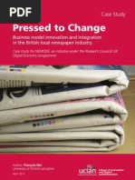 Download Pressed to Change Business model innovationand integration in the British local newspaper industry by Francois Nel SN136881696 doc pdf