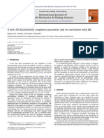 A New 2D Discontinuity Roughness Parameter and Its Correlation With JRC