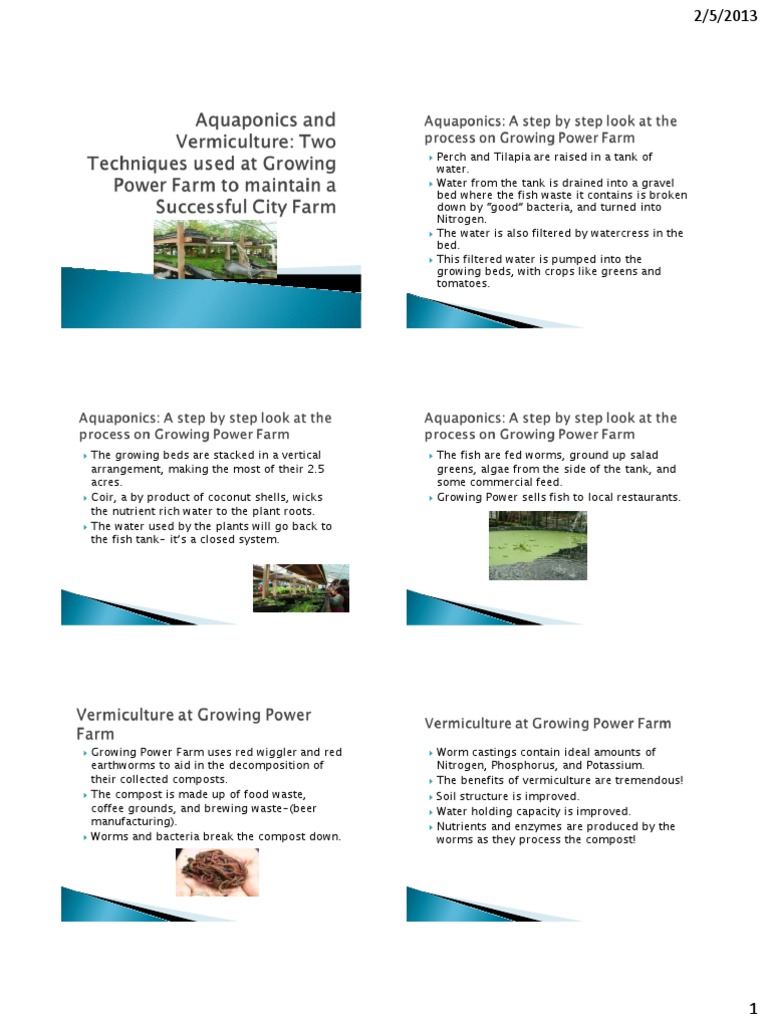 Aquaponics and Vermiculture Bridget Batterson PDF