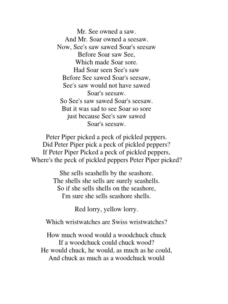 Tongue Twister | Wood | Environment