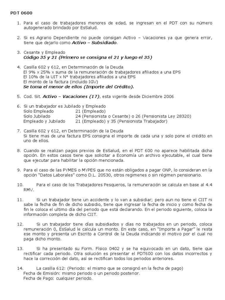 Casos PDTS | PDF | Archivo de computadora | Pagos