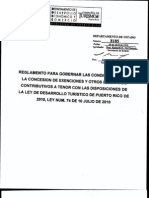 Reglamento de La Ley de Desarrollo Turístico - Ley 74