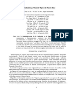 Ley de La Industria y El Deporte Hípico de Puerto Rico