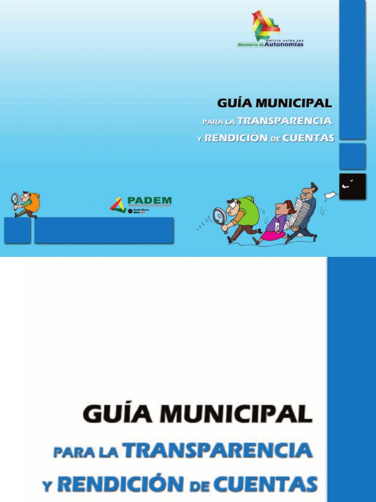 Guía Municipal para La Transparencia y Rendición de Cuentas | PDF ...