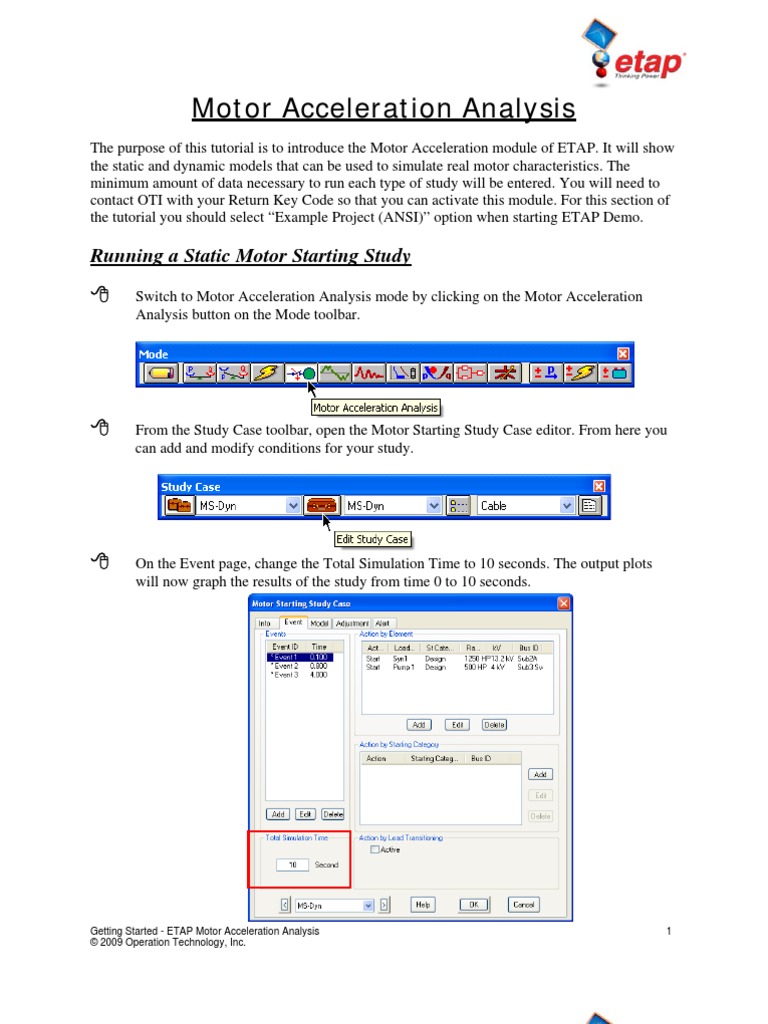Motor Acceleration Analysis | PDF | Simulation | Switch