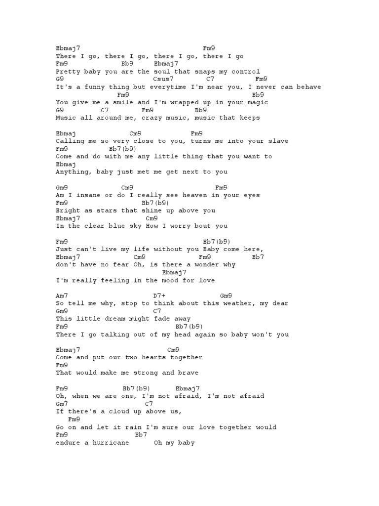Moody S Mood For Love Chords