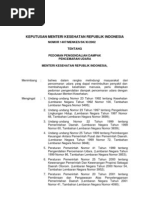 Download Kepmenkes 1407 - 2002 Ttg Pengendalian Pencemaran Udara by krisnascribd SN136901265 doc pdf