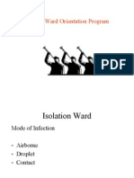 Isolation Ward Orientation