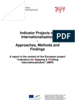 Full Indicator Projects On Internationalisation-IMPI 100511