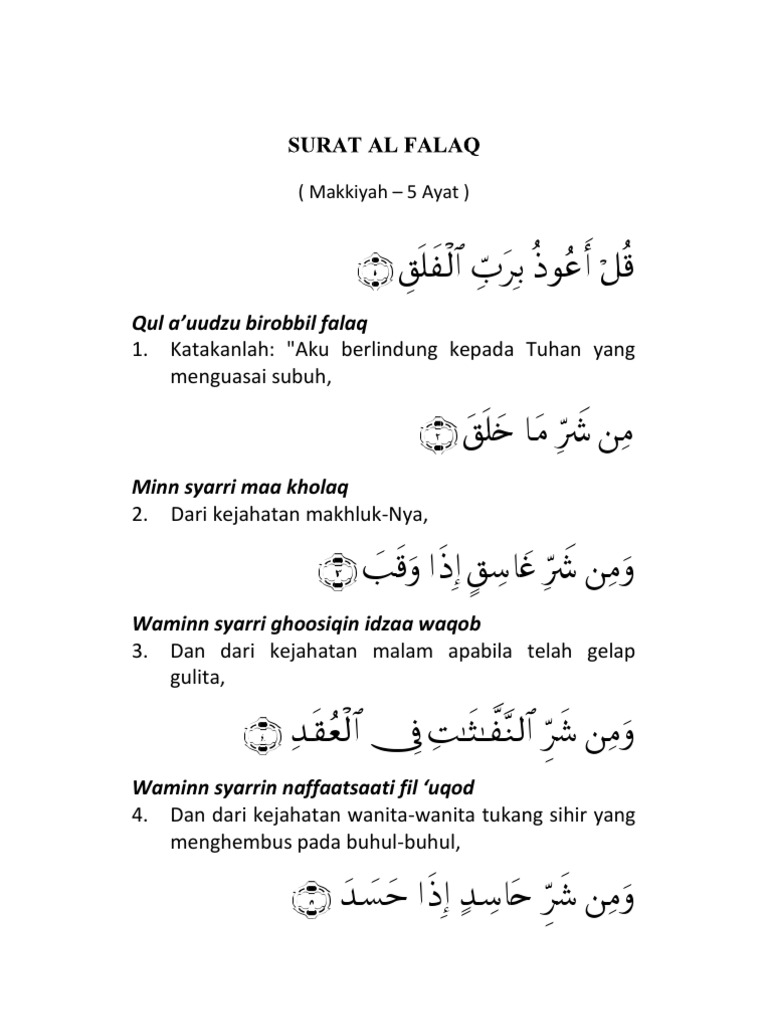 Download 85+ Contoh Surat Falaq Gratis