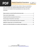 Download PowerPoint Presentation Tips by himay SN136910 doc pdf