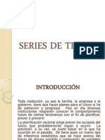 Series de Tiempo