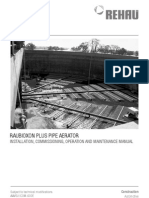 Raubioxon Plus Pipe Aerator: Installation, Commissioning, Operation and Maintenance Manual