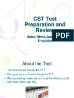 CST Test Preparation and Review: Helen Rivas/Jacqueline Urquidez