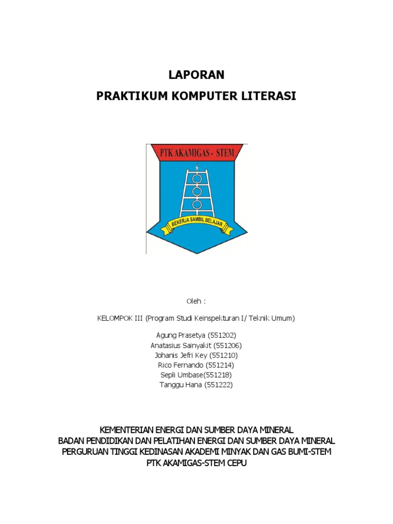 Laporan Praktikum Literasi Komputer Kelompok III