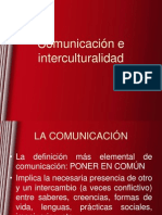 Clase Comunicación e interculturalidad