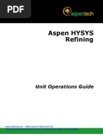 AspenHYSYSRefiningV7 0 Ops