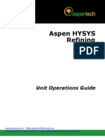 AspenHYSYSRefiningV7 0 Ops