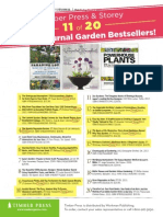 Library Journal Gardening Bestsellers 2013
