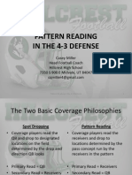 Pattern Reading by Teh Defensive Secondary