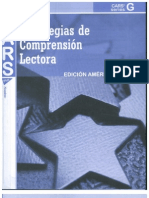 Estrategias de Comprension Lectora Serie g Cuaderno