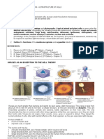 Cell Ultrastructure 2013 Reading Notes