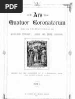 Ars Quatuor Coronatorum, Vol. 40 (1928) | PDF | Masonic Lodge ...