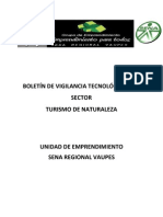 BOLETÍN DE VIGILANCIA TECNOLÓGICA DEL SECTOR TURISMO DE NATURALEZA No 2