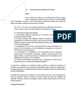 Unidad 15 Suspensión de Las Relaciones de Trabajo