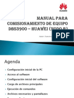 Manual para Comisionamiento de Equipo DBS3900 - NODE B - HUAWEI (FESS)