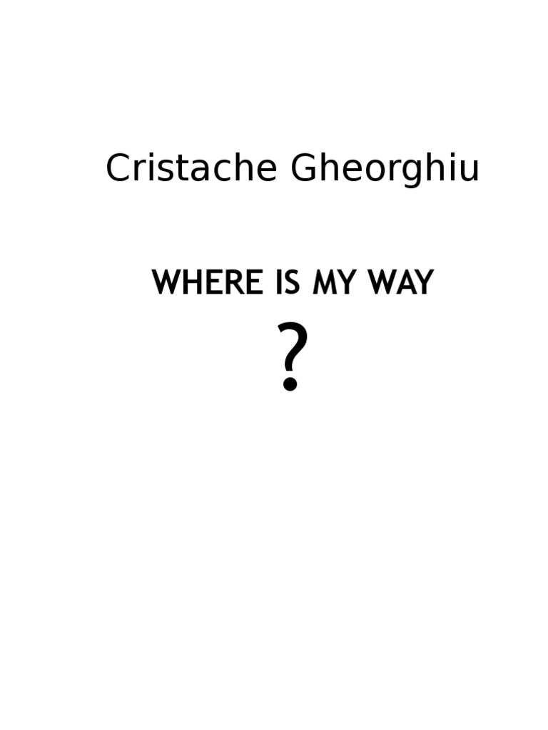 Where Is My Way ? | PDF | Catholic Church | Jesus