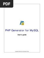 Download PHP Generator Manual by normand67 SN136984629 doc pdf