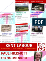 Labour Malling North Leaflet
