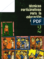 Técnicas Participativas para La Educación Popular Tomo II Libro