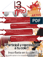 Afiche FEA 2013 Secundaria Original