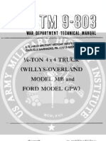 Technical Manual: - Ton 4x4 Truck (Willys-Overland Model MB and Ford Model GPW)