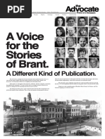 The Brant Advocate, Issue 1, September 2011