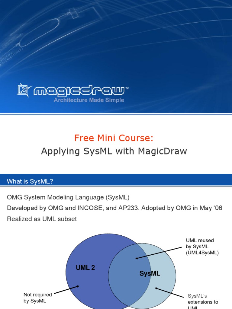 Applying SysML With MagicDraw | PDF | Areas Of Computer Science ...