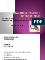 Urgente Integral Niño